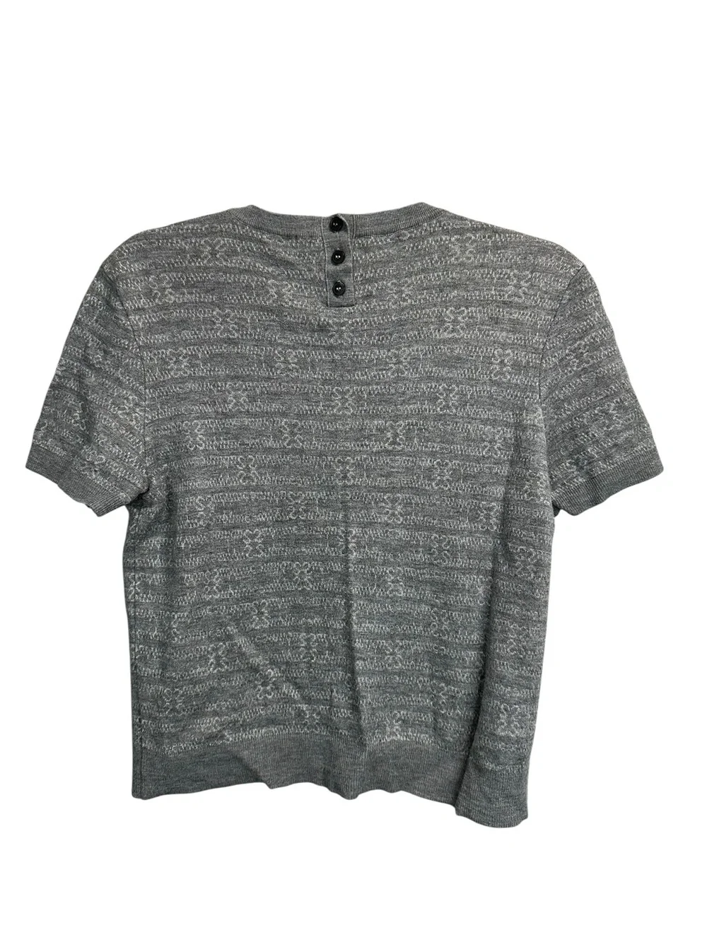 TORY BURCH Sublime Wool Mockneck Short Sleeve‎ Sweater